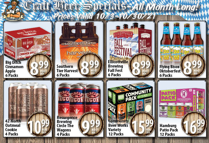 Craft Beer Specials